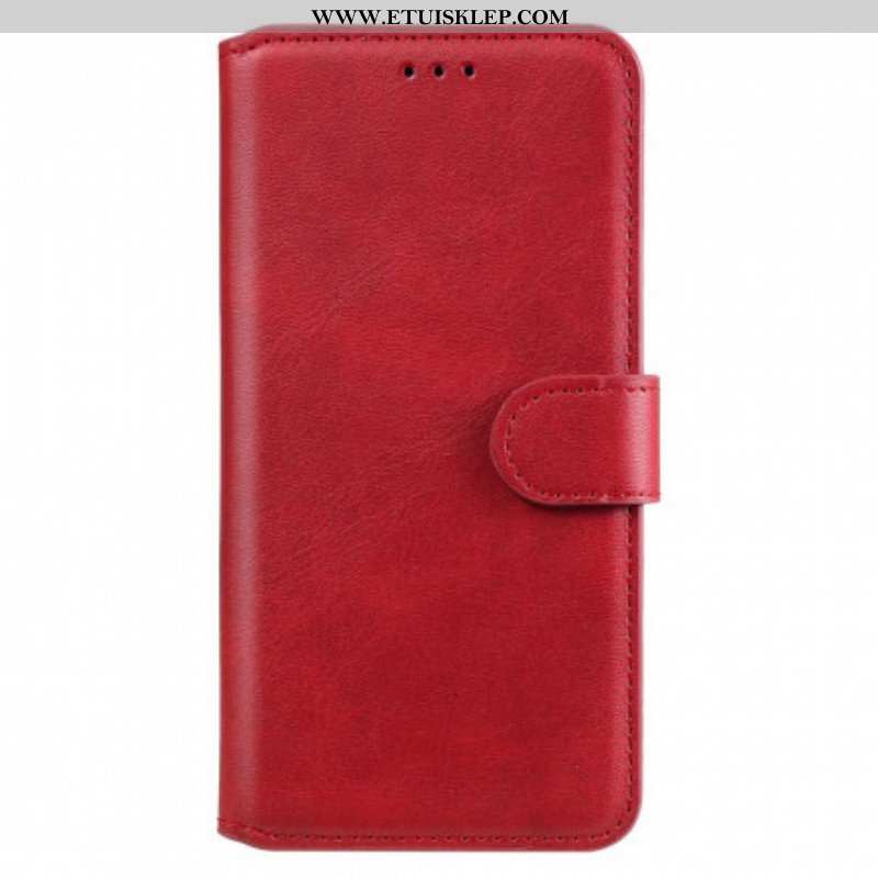 Etui Folio do Oppo Reno 6 5G Jednolity Kolor